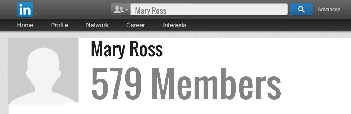 Mary Ross linkedin profile