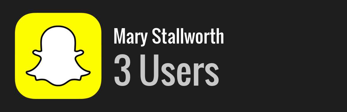 Mary Stallworth snapchat