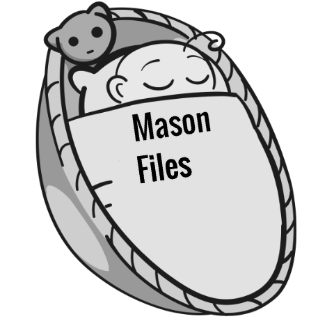 Mason Files sleeping baby