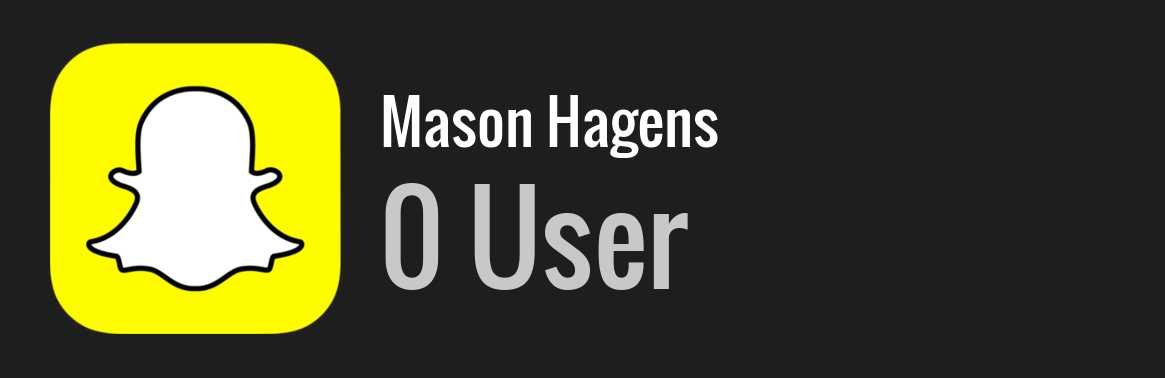 Mason Hagens snapchat