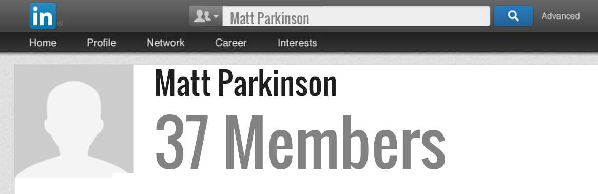 Matt Parkinson linkedin profile
