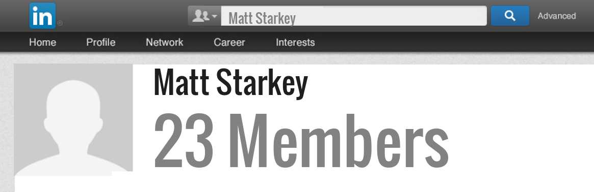 Matt Starkey linkedin profile