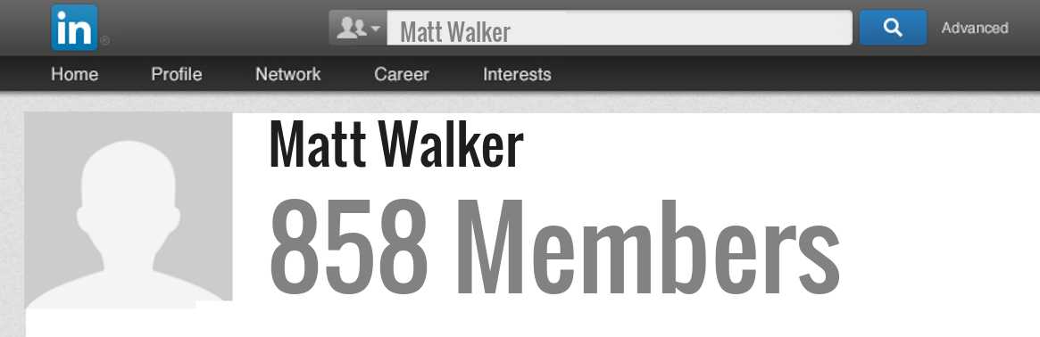 Matt Walker linkedin profile