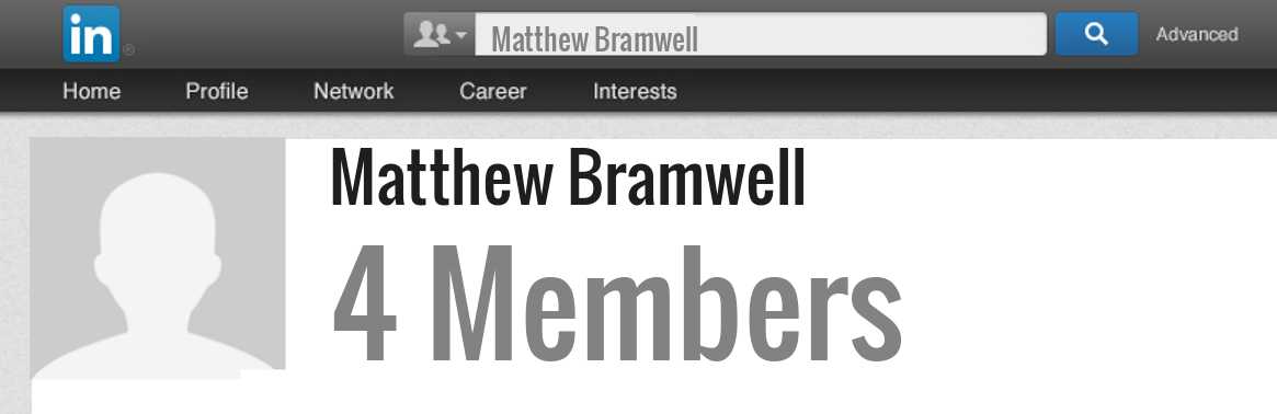 Matthew Bramwell linkedin profile