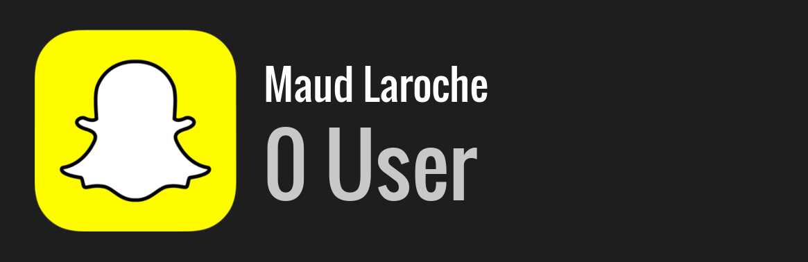 Maud Laroche snapchat