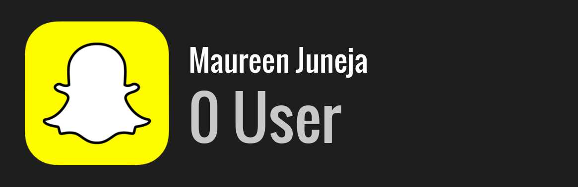 Maureen Juneja snapchat