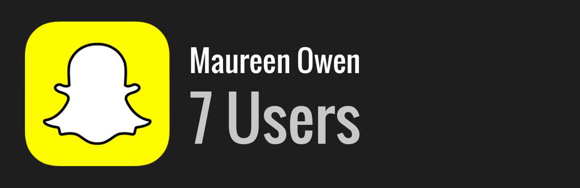 Maureen Owen snapchat