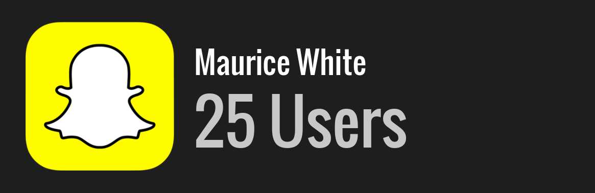 Maurice White snapchat