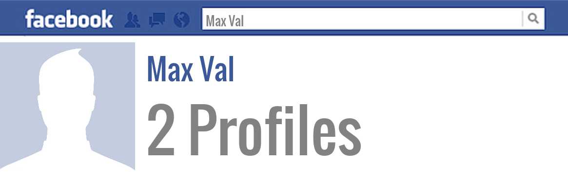 Max Val facebook profiles