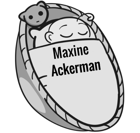 Maxine Ackerman sleeping baby