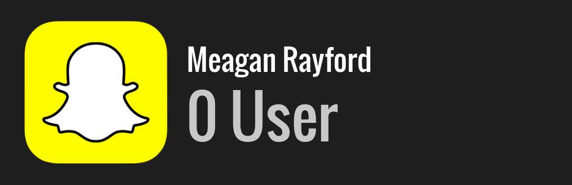 Meagan Rayford snapchat