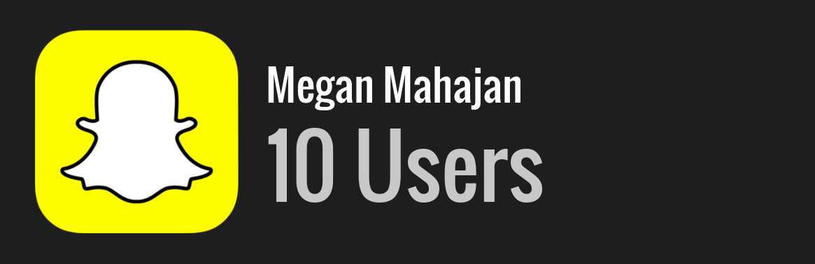 Megan Mahajan snapchat