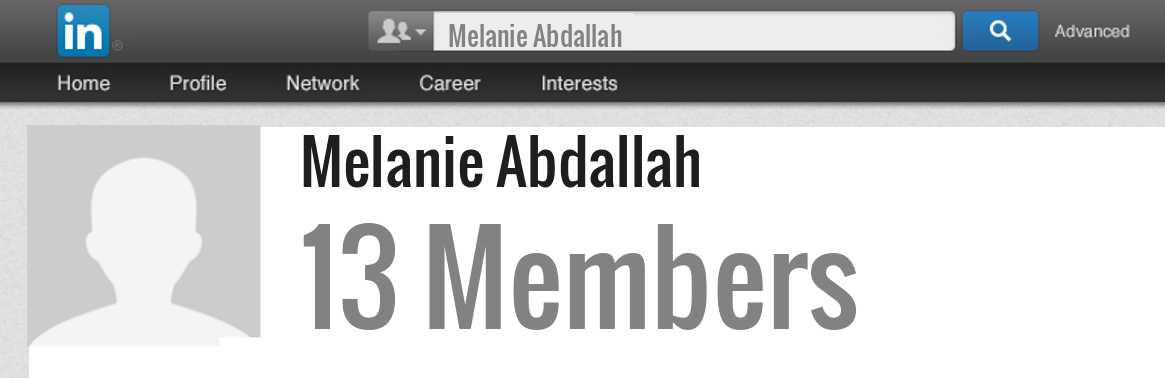 Melanie Abdallah linkedin profile