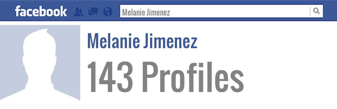 Melanie Jimenez facebook profiles