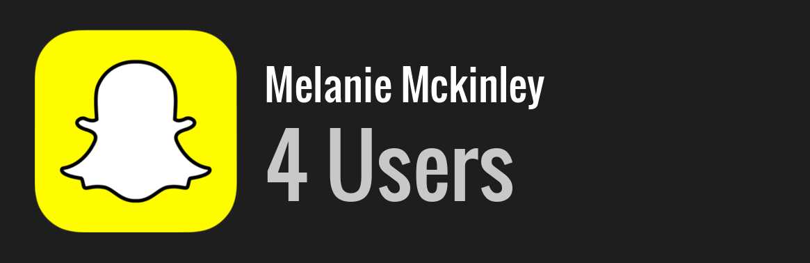 Melanie Mckinley snapchat