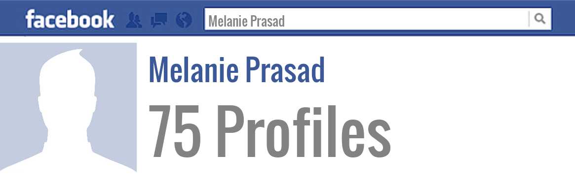 Melanie Prasad facebook profiles