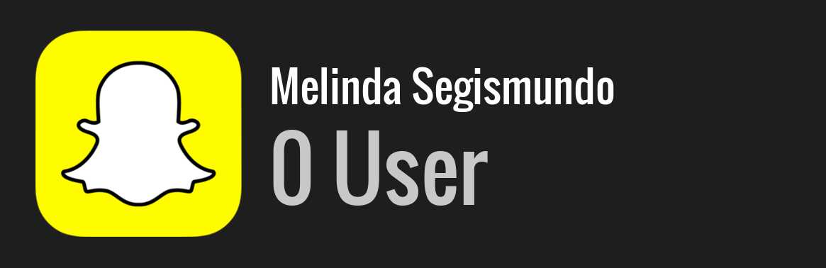 Melinda Segismundo snapchat
