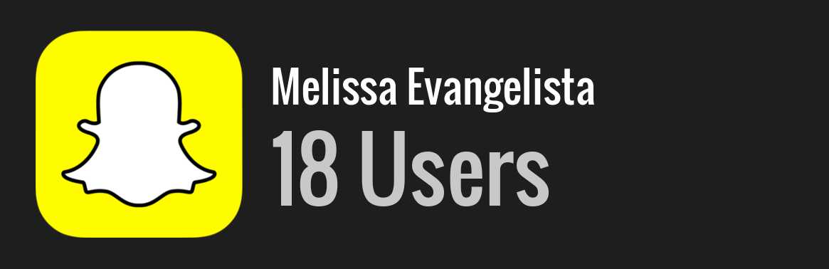 Melissa Evangelista snapchat