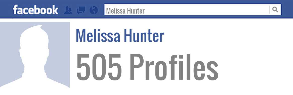 Melissa Hunter facebook profiles