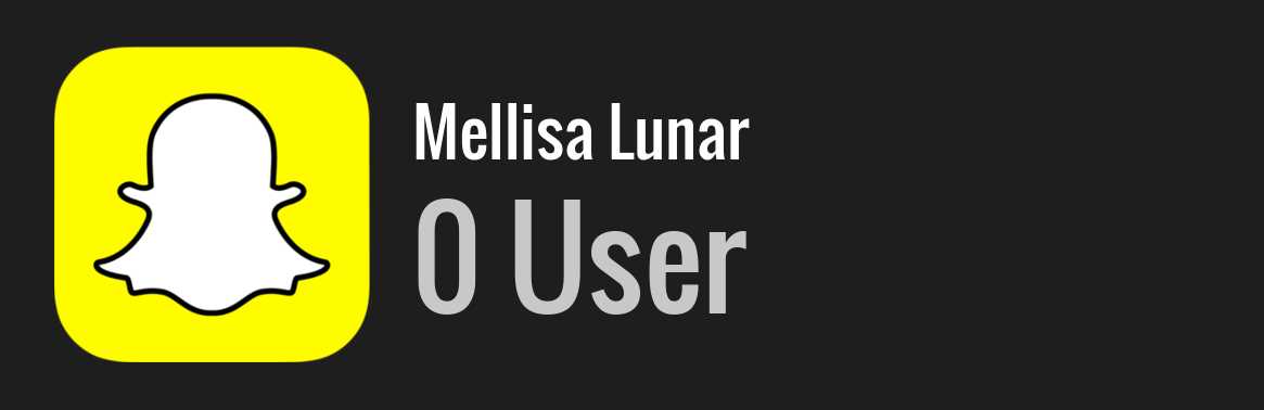 Mellisa Lunar snapchat