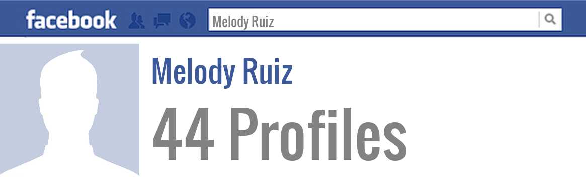 Melody Ruiz facebook profiles