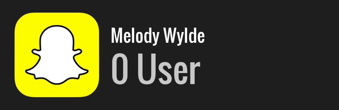 Melody Wylde snapchat