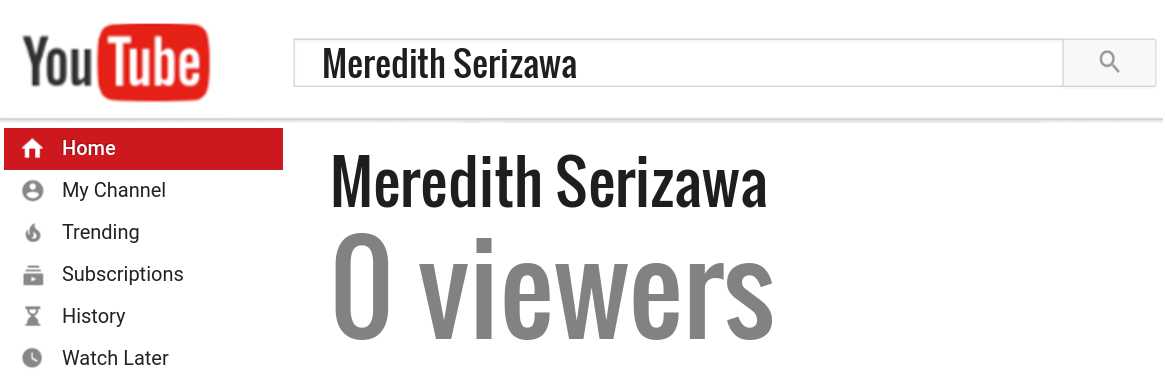 Meredith Serizawa youtube subscribers
