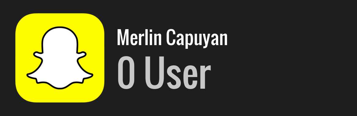 Merlin Capuyan snapchat