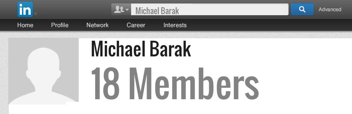 Michael Barak linkedin profile