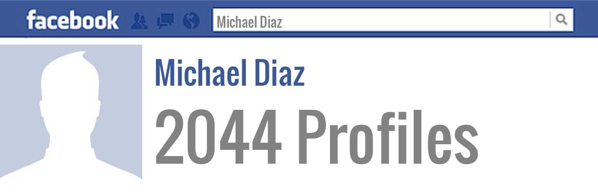 Michael Diaz facebook profiles