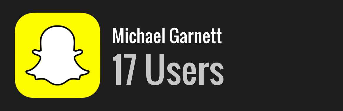 Michael Garnett snapchat