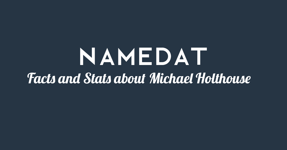 Michael Holthouse Background Data, Facts, Social Media, Net Worth and