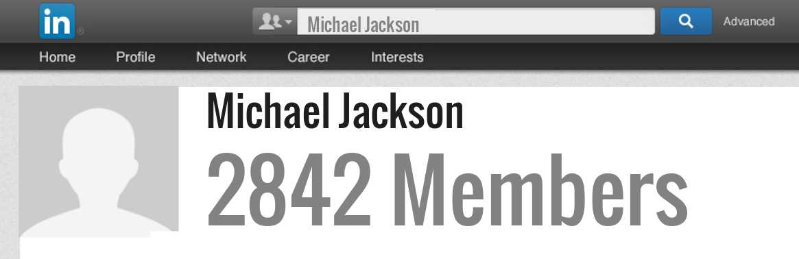 Michael Jackson linkedin profile