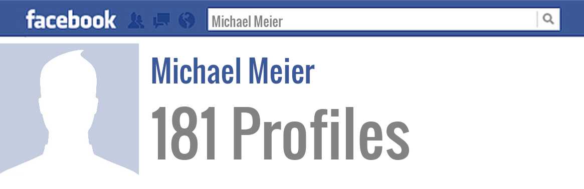 Michael Meier facebook profiles