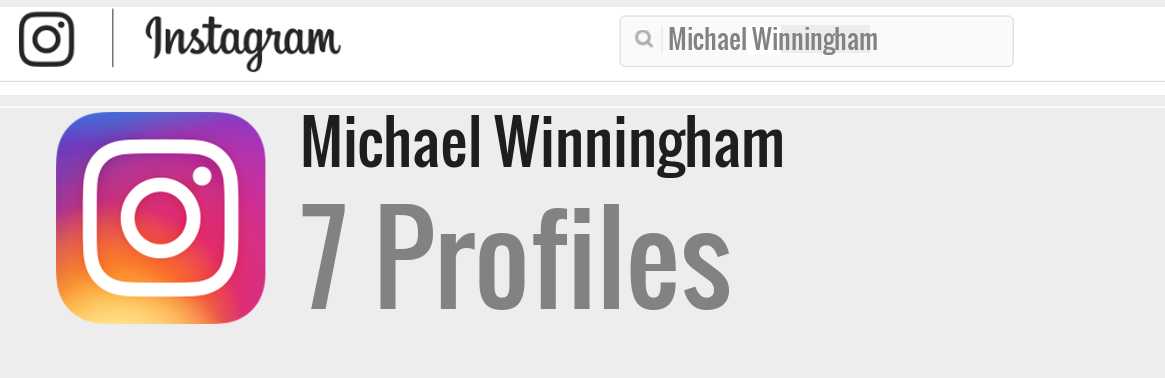 Michael Winningham instagram account