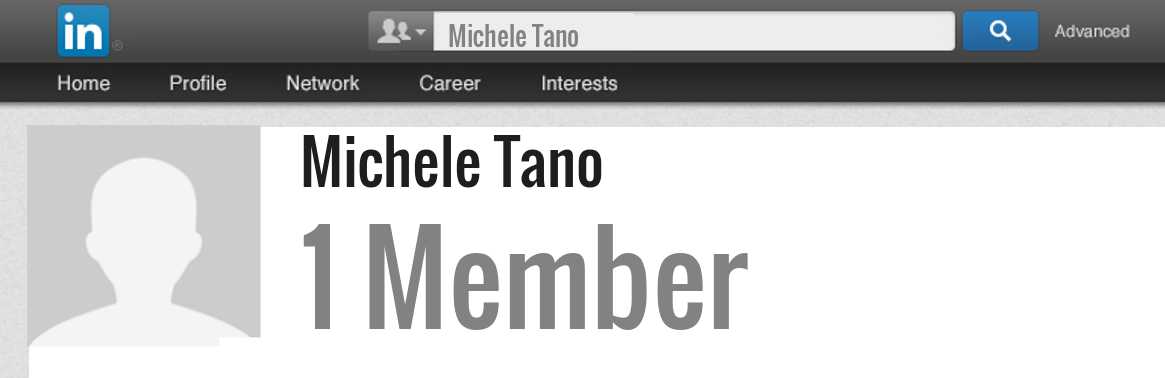 Michele Tano linkedin profile