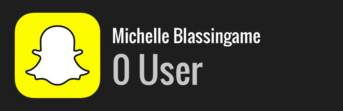 Michelle Blassingame snapchat