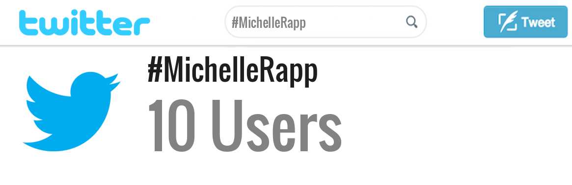 Michelle Rapp twitter account