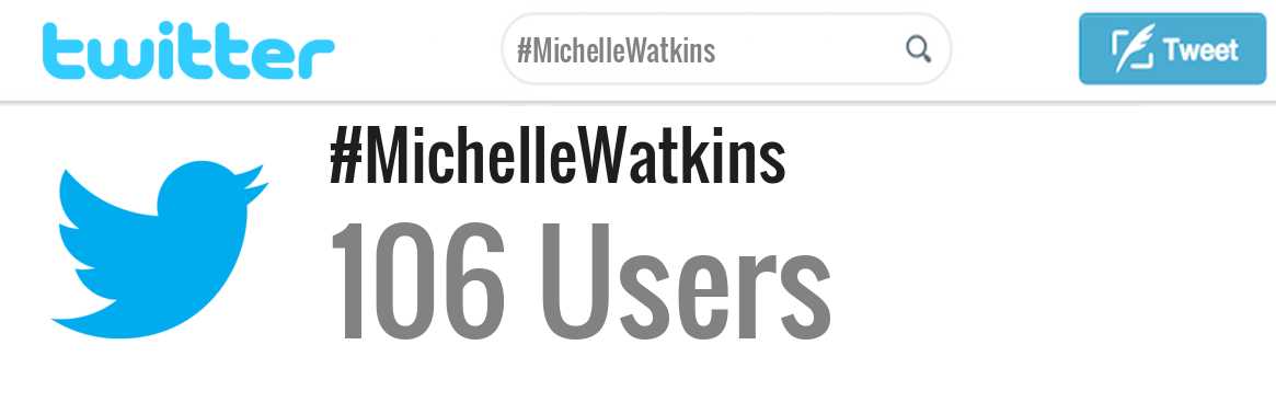 Michelle Watkins twitter account