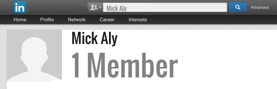 Mick Aly linkedin profile