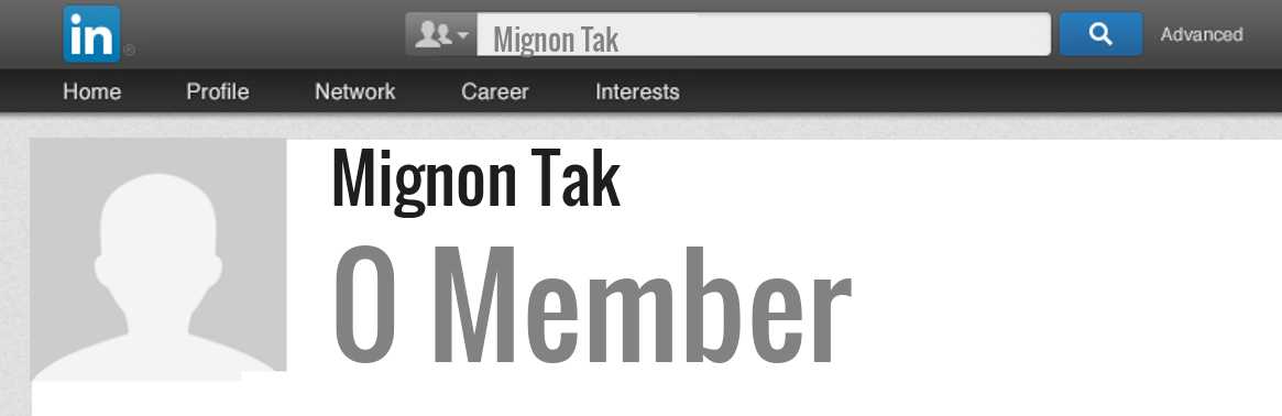 Mignon Tak linkedin profile