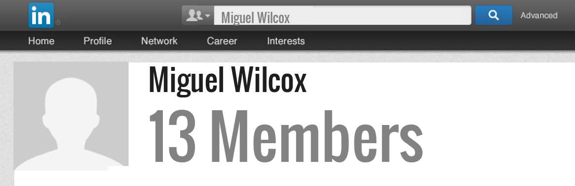 Miguel Wilcox linkedin profile