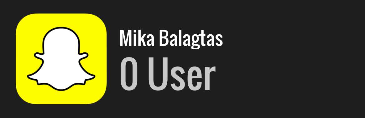 Mika Balagtas snapchat