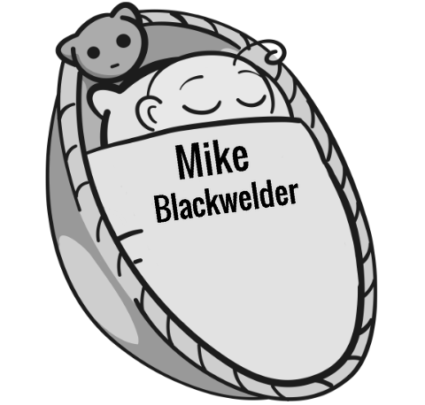 Mike Blackwelder sleeping baby