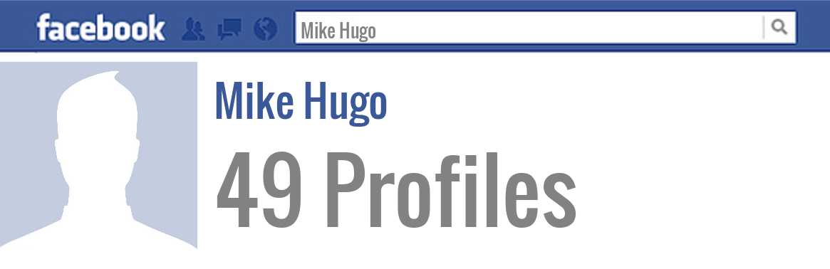 Mike Hugo facebook profiles