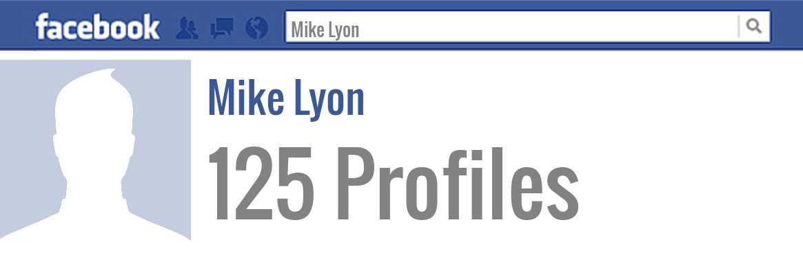 Mike Lyon facebook profiles