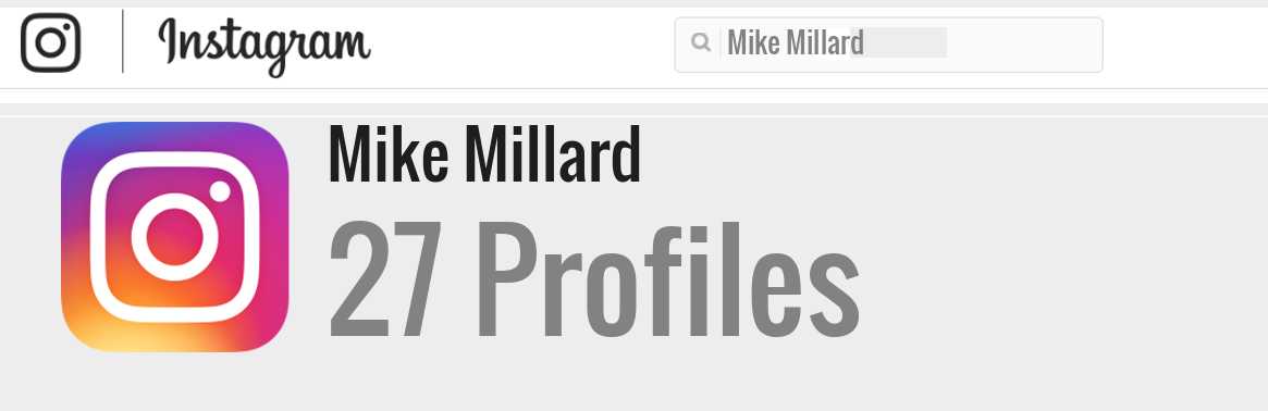 Mike Millard instagram account