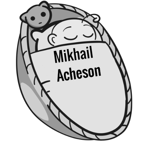 Mikhail Acheson sleeping baby