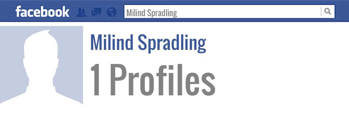 Milind Spradling facebook profiles