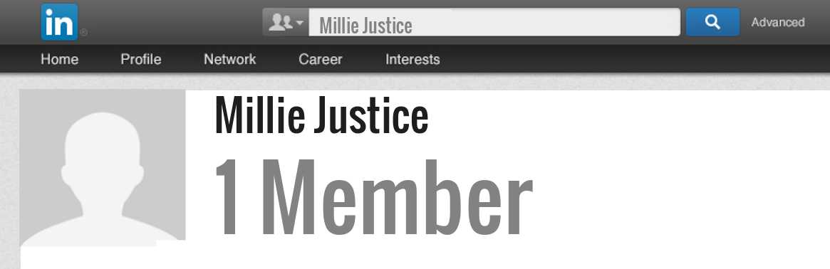 Millie Justice linkedin profile